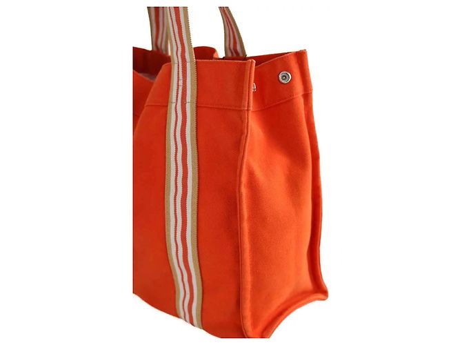 Hermès Sac de plage Toto orange - vue 3