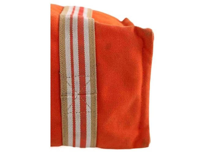 Hermès Sac de plage Toto orange - vue 5