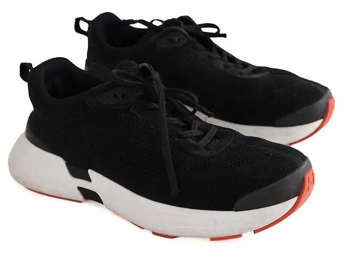 Sneakers Hermès in tessuto nero - vista 3