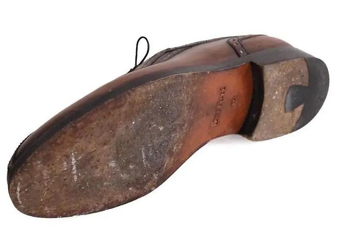 Chaussures à lacets Berluti en cuir marron - vue 6