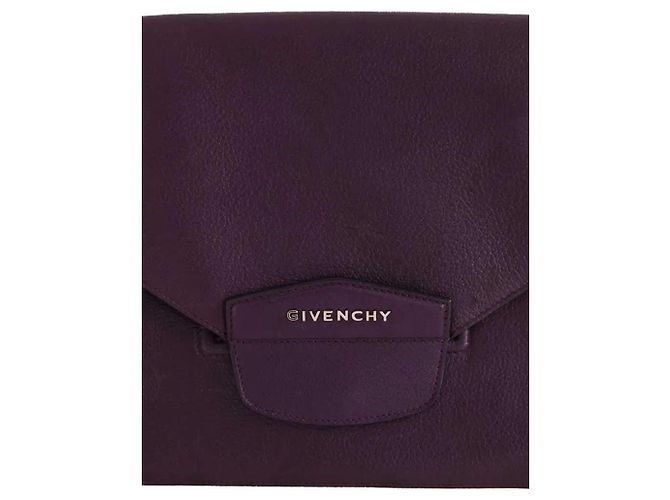Clutch Givenchy em couro roxa - vista 2