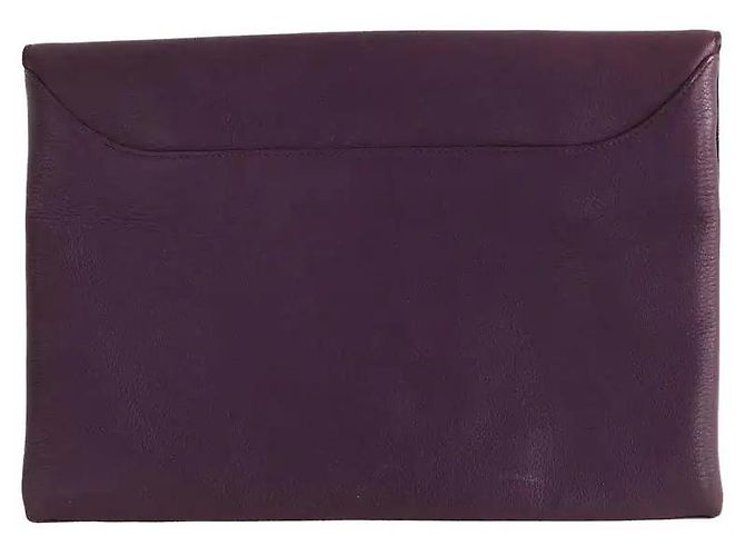 Clutch Givenchy em couro roxa - vista 4