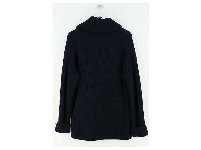 Prada Jacke aus Wolle marineblau - Ansicht 3