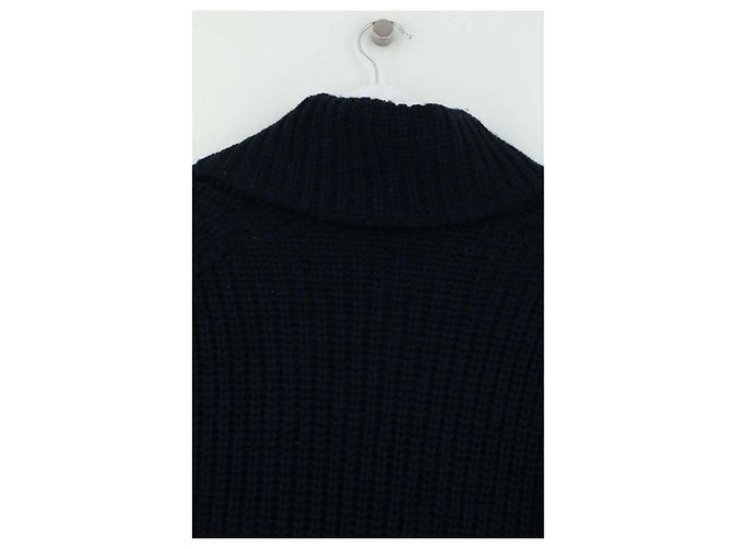 Prada Jacke aus Wolle marineblau - Ansicht 4