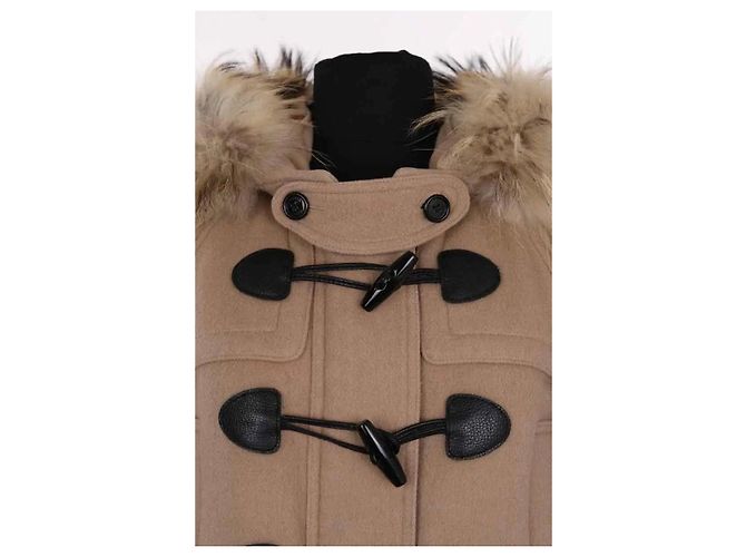 Cappotto Burberry in lana camel - vista 2