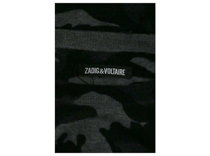 Zadig & Voltaire Schwarzer Kaschmirpullover Herren S - Ansicht 5