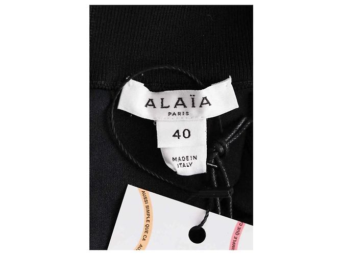 Alaïa Schwarzes Viskose Top - Ansicht 4