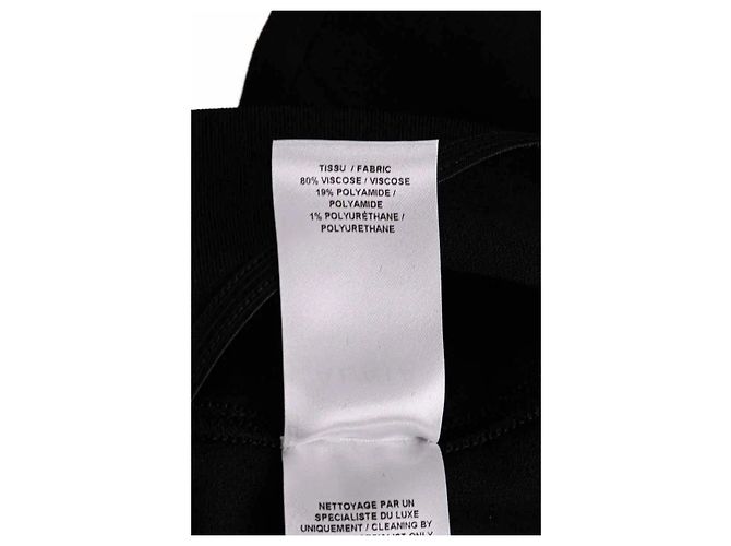Alaïa Schwarzes Viskose Top - Ansicht 5