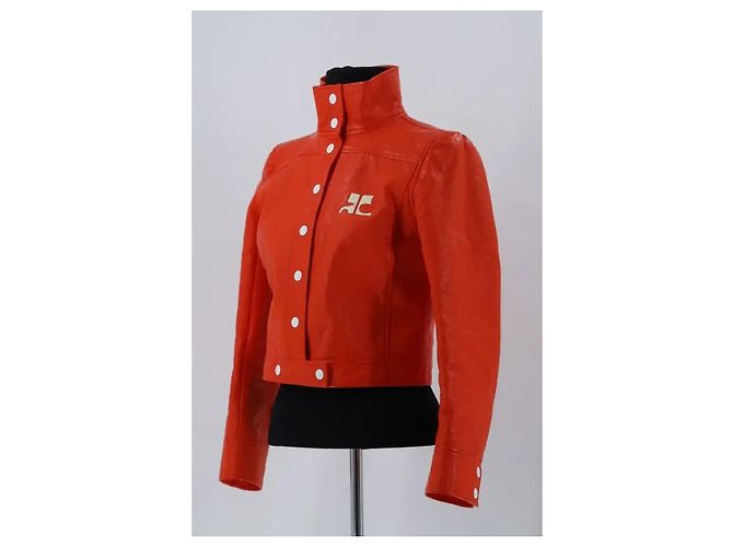 Courreges Orange Jacke - Ansicht 2