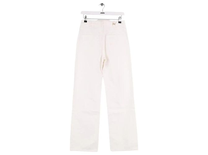 Vaqueros rectos Chloé beige de algodón - vista 3