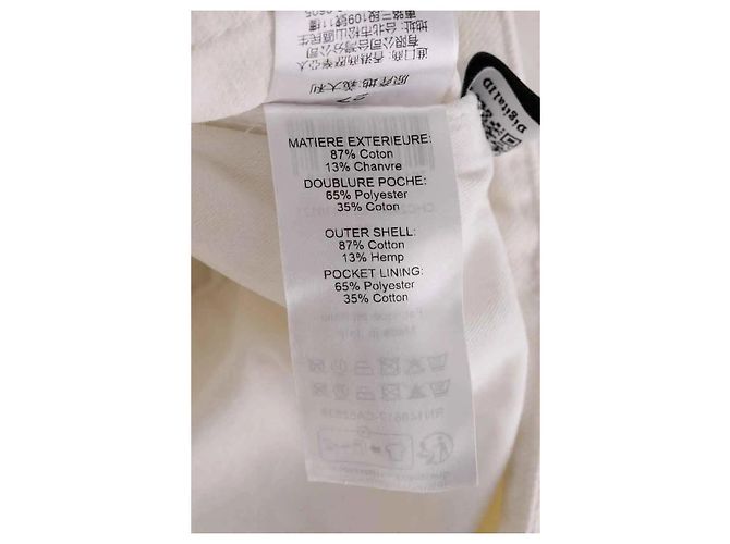 Vaqueros rectos Chloé beige de algodón - vista 6