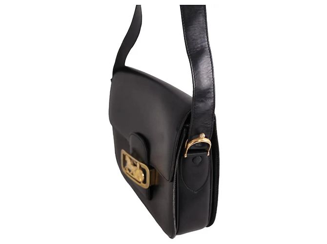 Céline Triomphe Vintage Schultertasche schwarz - Ansicht 3