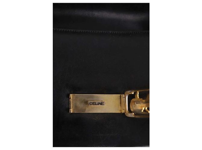 Céline Triomphe Vintage Schultertasche schwarz - Ansicht 7