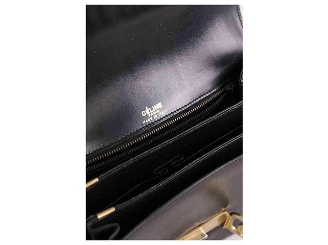 Céline Triomphe Vintage Schultertasche schwarz - Ansicht 8
