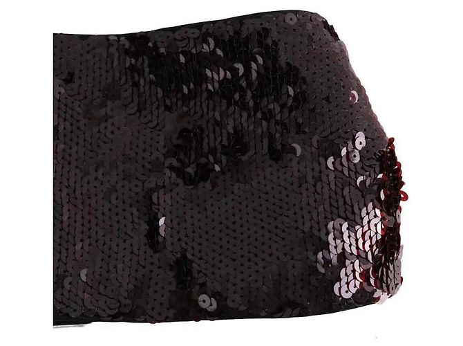 Louis Vuitton ärmelloses Pailletten Top braun - Ansicht 2