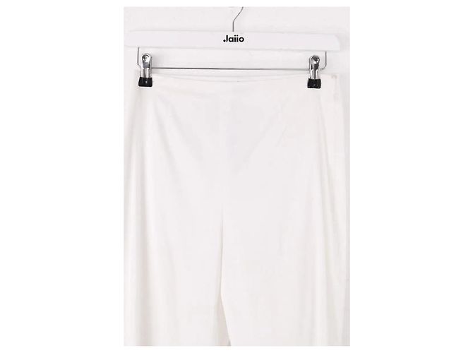 Pantalones Prada blancos de algodón - vista 2