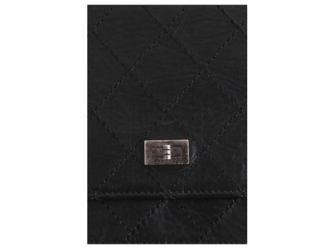 Chanel Borsa a tracolla Wallet On Chain 2.55 nera - vista 4