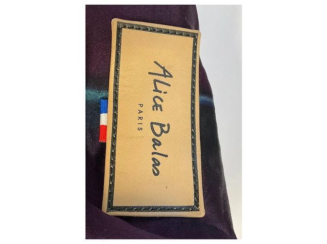 Autre Marque Alice Balas Leather Jacket Burgundy - view 5
