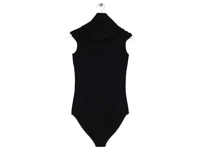 Alaïa Black Viscose Bodysuit - view 3