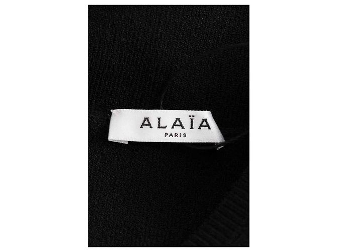 Alaïa Black Viscose Bodysuit - view 4