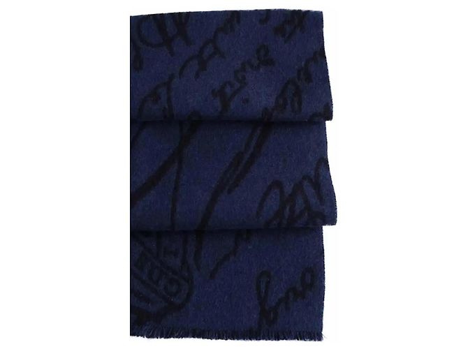 Berluti Blauer Schal - Ansicht 2