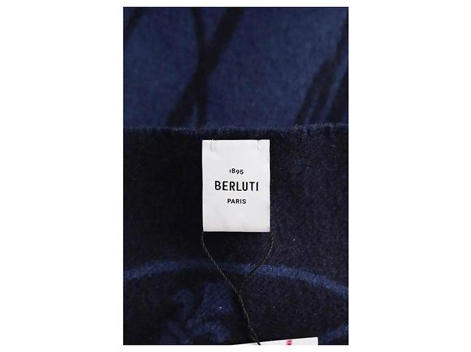 Berluti Blauer Schal - Ansicht 4