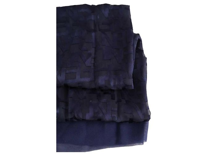 Estola Fendi azul de viscosa - vista 2