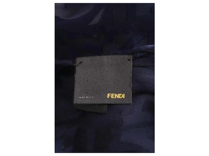Fendi Blauer Stola - Ansicht 3