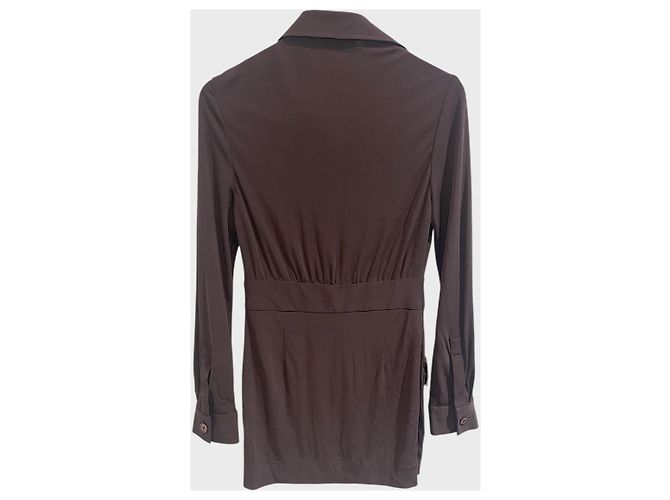 Autre Marque Vestido Christopher Esber marrón T.40 - vista 2