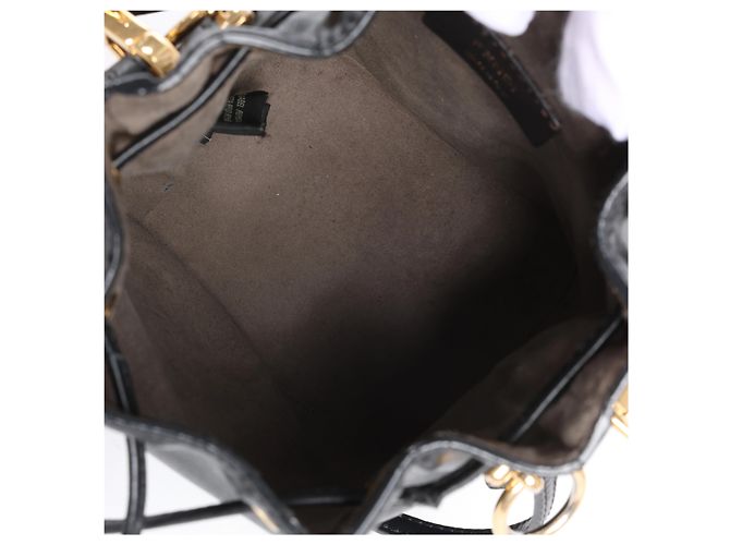 Borsa a tracolla 2Way Mon Tresor Mini in pelle Fendi in nero 8BS010 - vista 11