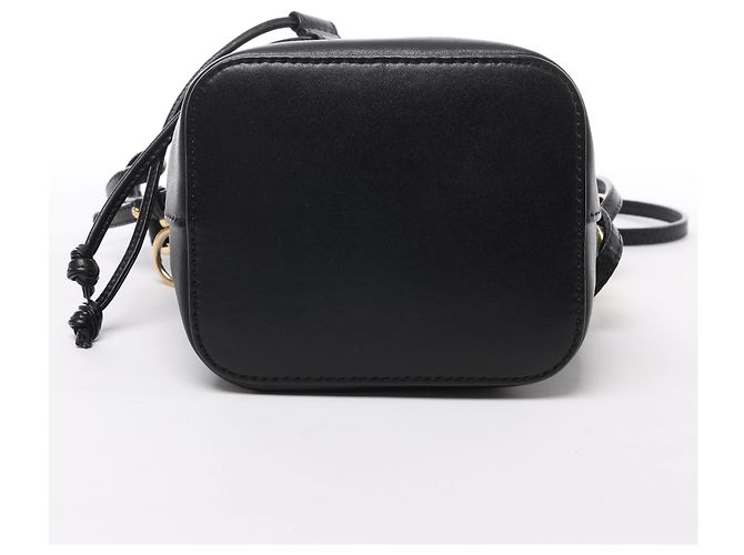 Borsa a tracolla 2Way Mon Tresor Mini in pelle Fendi in nero 8BS010 - vista 8