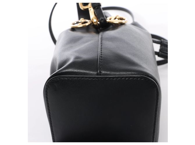 Borsa a tracolla 2Way Mon Tresor Mini in pelle Fendi in nero 8BS010 - vista 9