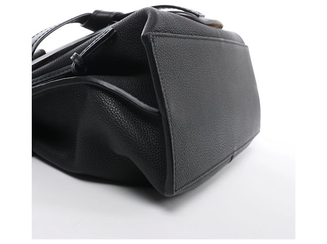 Loewe Gate Top Handle 2Way Handtasche aus Leder in Schwarz - Ansicht 8
