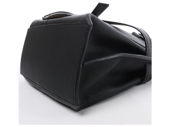 Loewe Gate Top Handle 2Way Handtasche aus Leder in Schwarz - Ansicht 9
