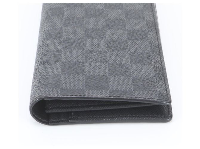 Louis Vuitton Damier Graphite Portefeuille Brazza Long Wallet - vista 5