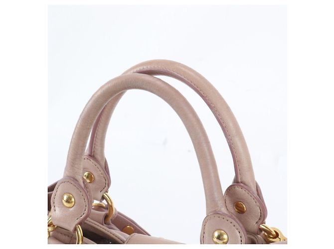 Bolsa 2-Way em couro com laço lateral Miu Miu - vista 2