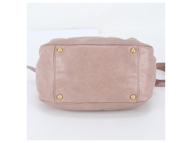 Bolsa 2-Way em couro com laço lateral Miu Miu - vista 7