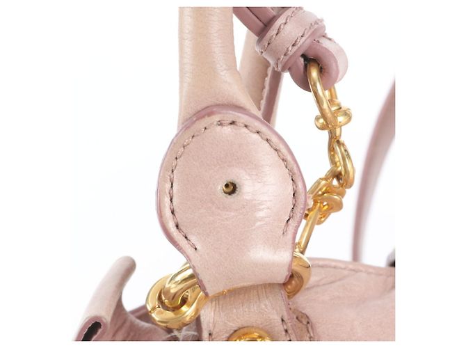Bolsa 2-Way em couro com laço lateral Miu Miu - vista 9