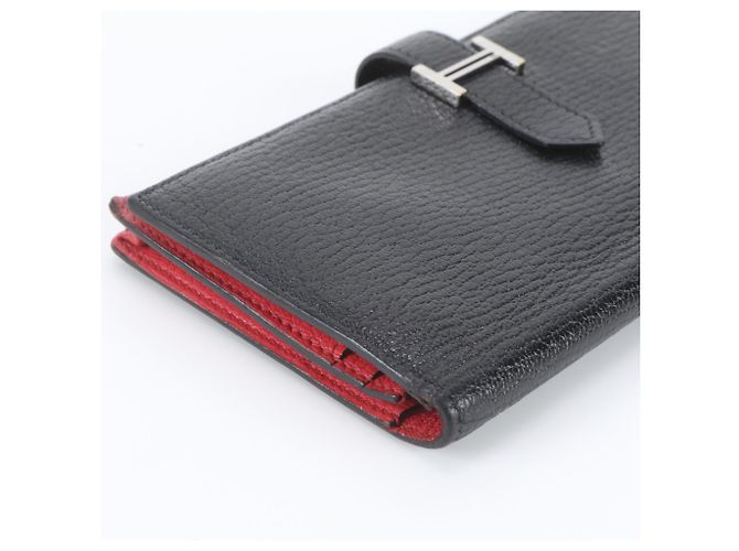 Hermès Hermes Bearn Soufflé Leder Geldbörse - Ansicht 5