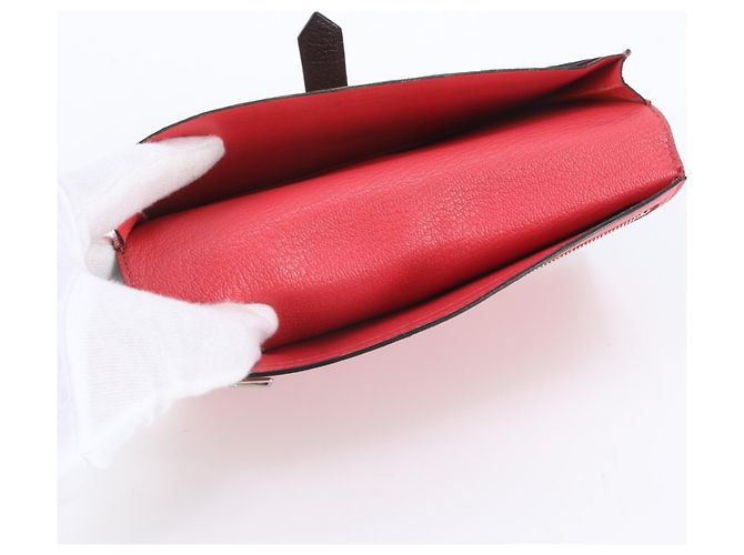 Hermès Hermes Bearn Soufflé Leder Geldbörse - Ansicht 7