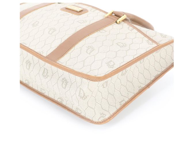 Bolso tote de piel con estampado de panal Christian Dior - vista 5