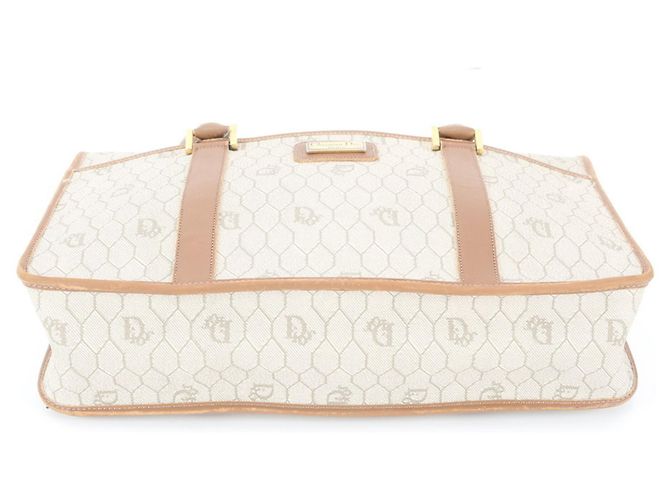 Bolso tote de piel con estampado de panal Christian Dior - vista 6