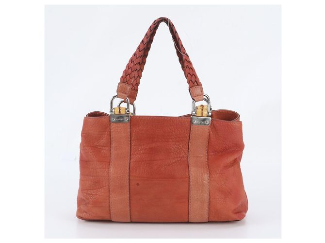 Gucci Bamboo Leder-Tote-Bag - Ansicht 3