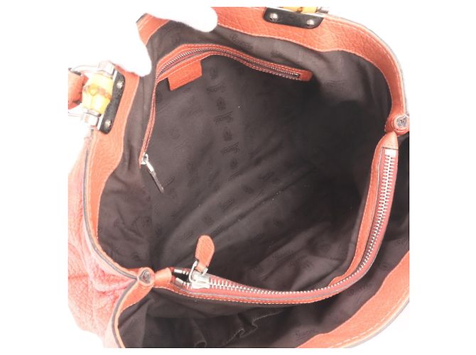 Gucci Bamboo Leder-Tote-Bag - Ansicht 8