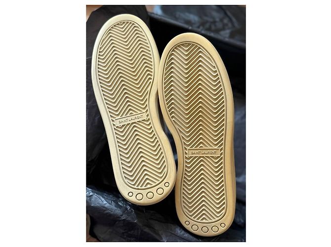 Autre Marque Saint Laurent Baskets Montantes Blanc Léopard EU 37 - vue 6