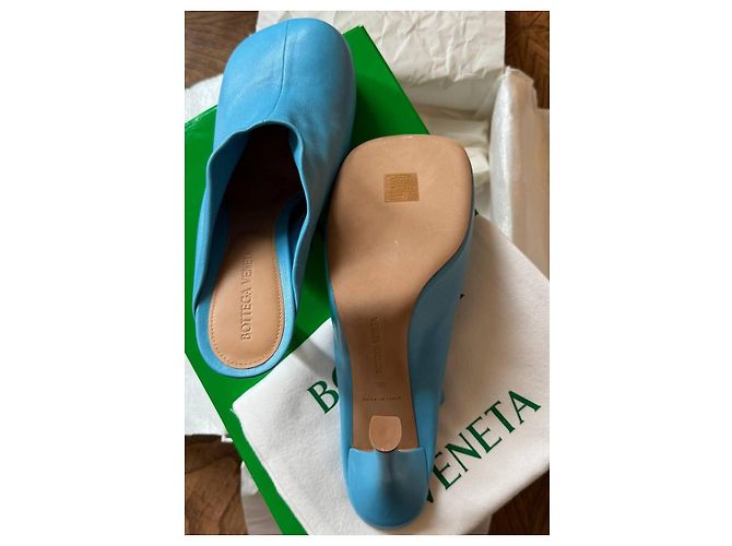 Bottega Veneta BV Bold Leder Plateau-Mules - Ansicht 3