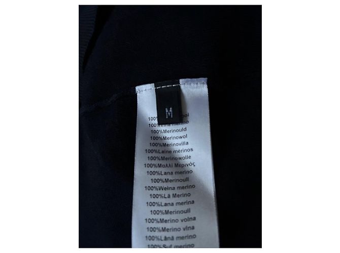 Paul Smith Pullover aus Merinowolle in Marineblau - Ansicht 10