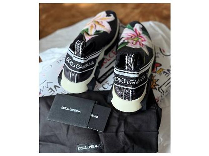 Dolce & Gabbana Sorrento Lilium Print Sneaker - Ansicht 4