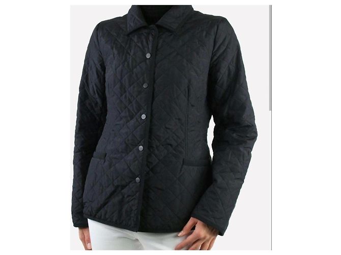 Salvatore Ferragamo gesteppte Jacke aus Nylon in Schwarz - Ansicht 3