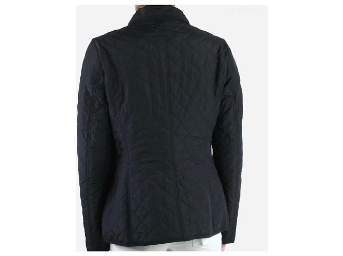 Salvatore Ferragamo gesteppte Jacke aus Nylon in Schwarz - Ansicht 4